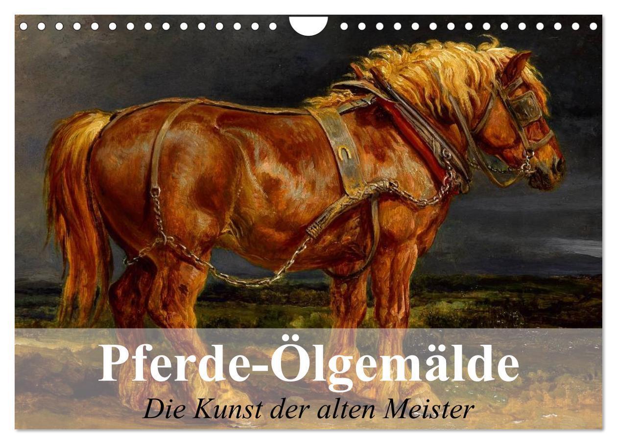 Cover: 9783435656943 | Pferde-Ölgemälde - Die Kunst der alten Meister (Wandkalender 2025...