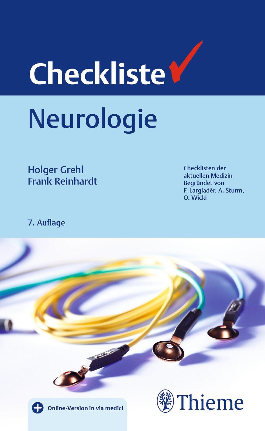 Cover: 9783132438088 | Checkliste Neurologie | Holger Grehl (u. a.) | Bundle | 1 Buch | 2021