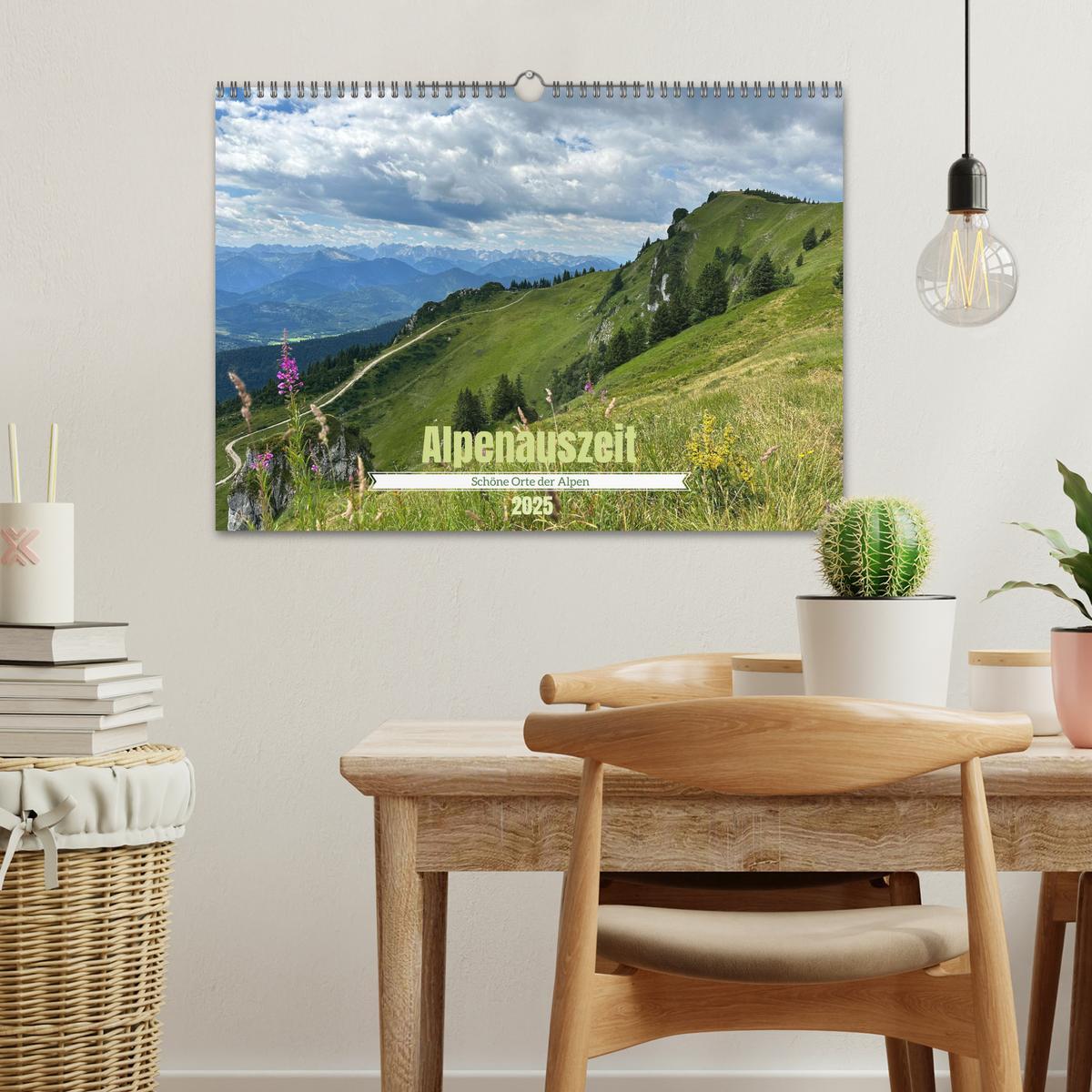 Bild: 9783383876240 | Alpenauszeit - Schöne Orte der Alpen (Wandkalender 2025 DIN A3...