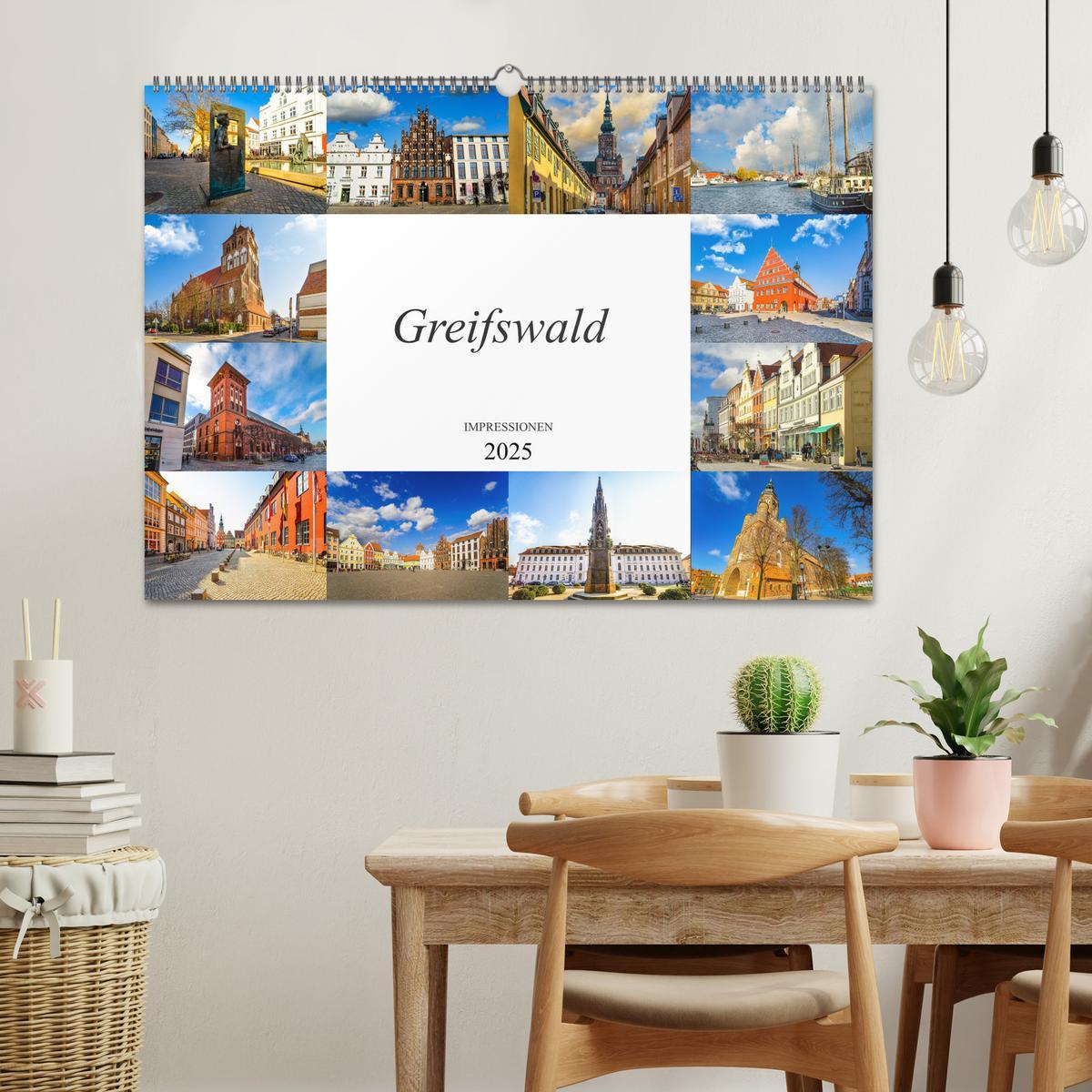 Bild: 9783435240586 | Greifswald Impressionen (Wandkalender 2025 DIN A2 quer), CALVENDO...