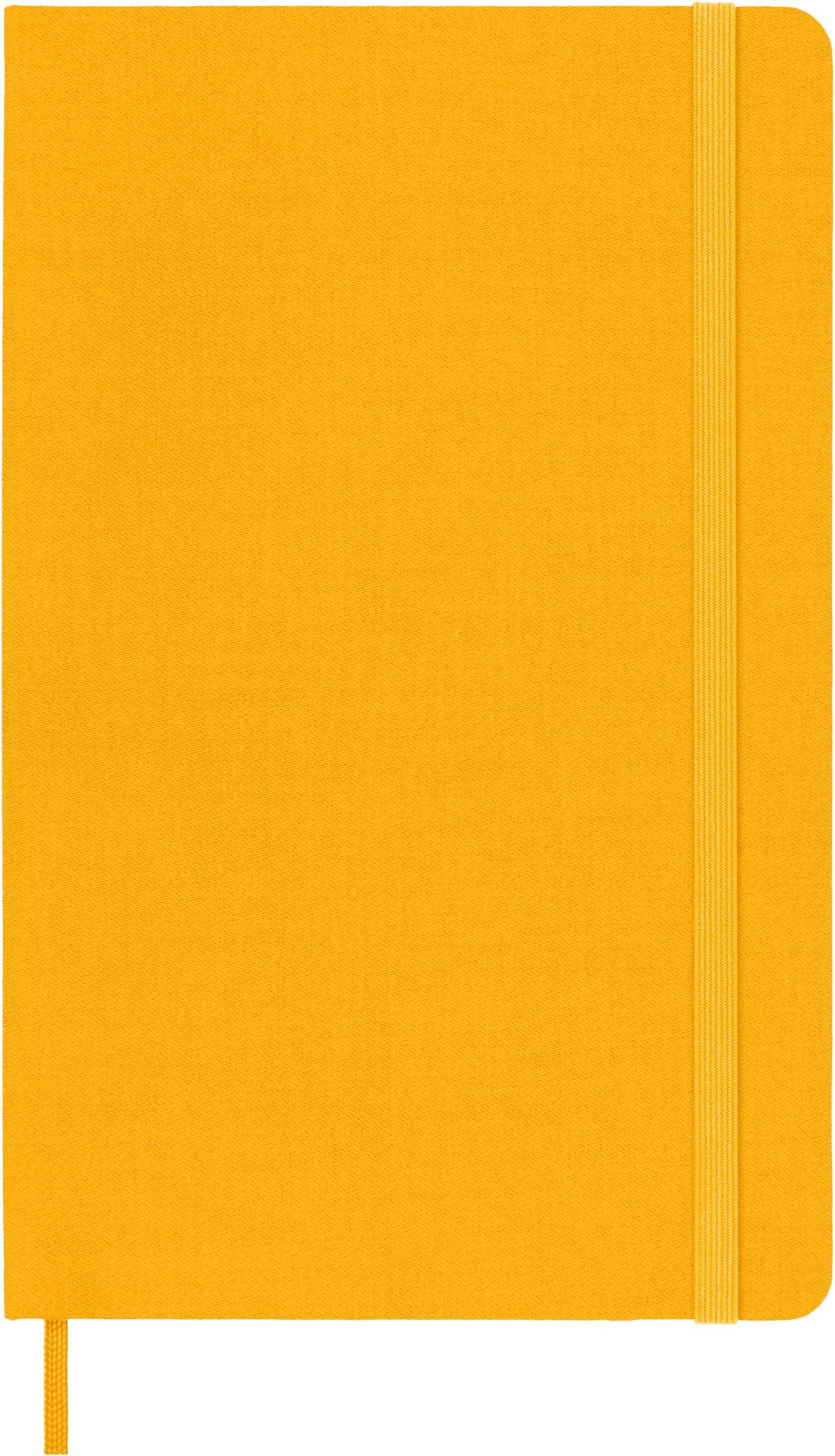 Cover: 8056598853070 | Moleskine Classic Notebook, Large, Ruled, Orange Yellow, Silk Hard...