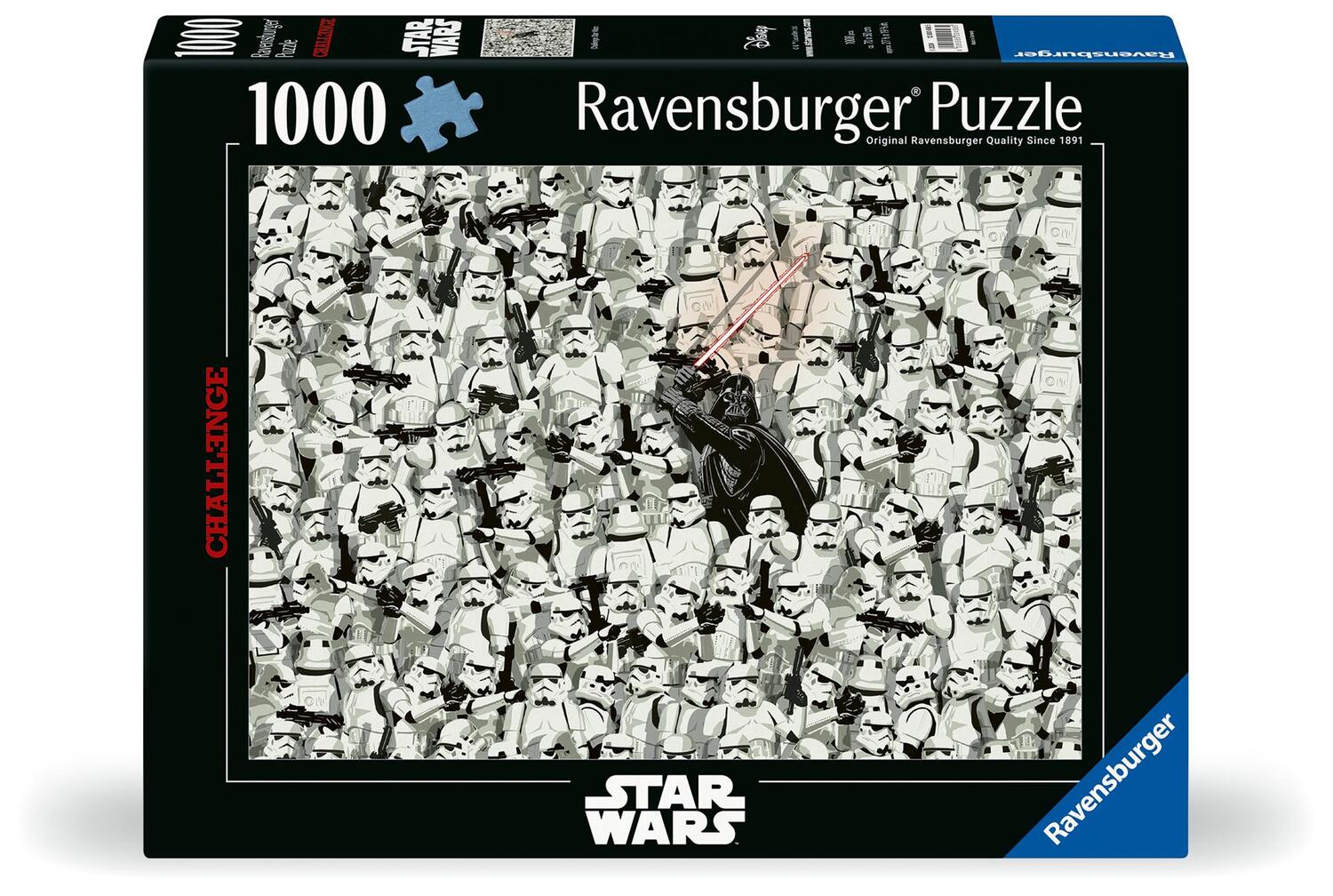 Cover: 4005555004585 | Ravensburger Puzzle 1000 Teile 12000458 - Challenge Star Wars -...