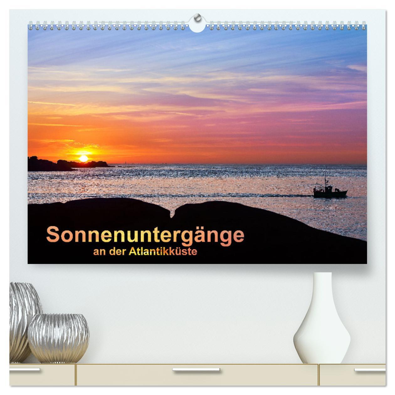 Cover: 9783435747054 | Sonnenuntergänge an der Atlantikküste (hochwertiger Premium...