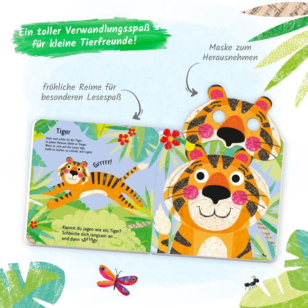 Bild: 9783988021588 | Trötsch Pappenbuch mit Masken Lustiges Maskenbuch Zootiere | KG | Buch