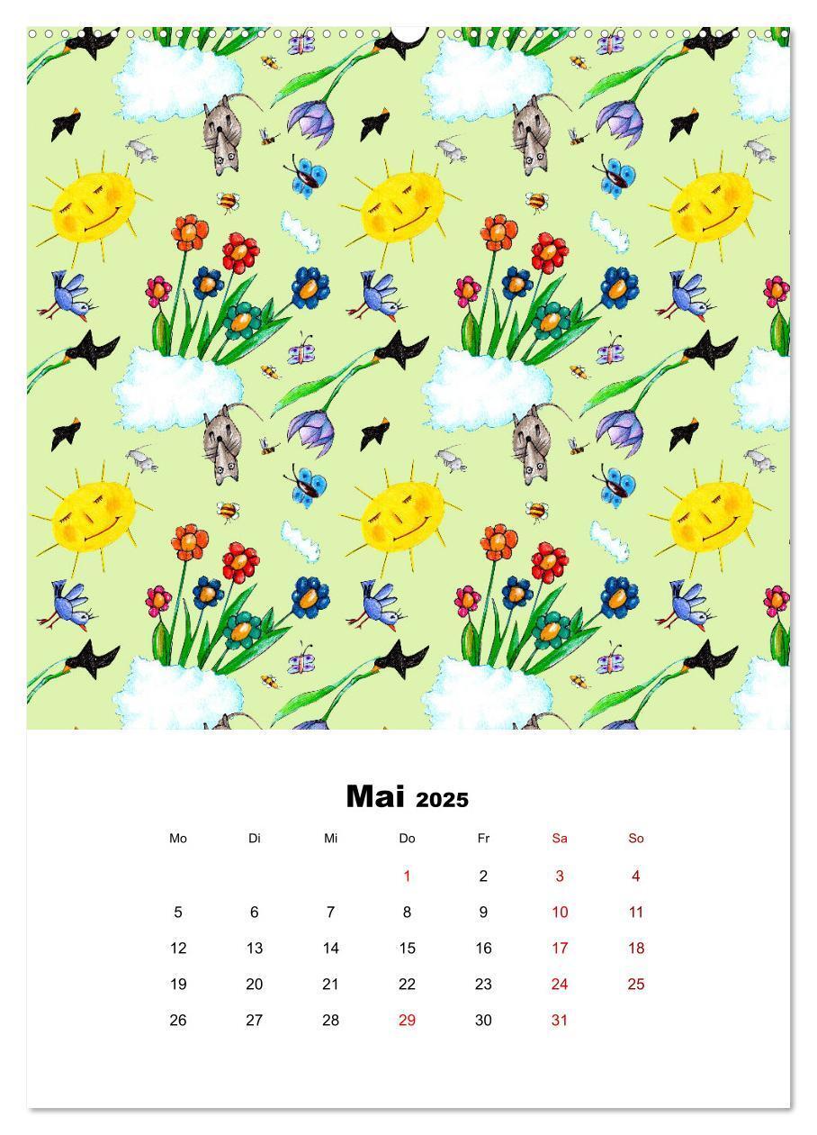 Bild: 9783435927616 | MUSTERMACKE (Wandkalender 2025 DIN A2 hoch), CALVENDO Monatskalender