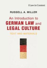 Cover: 9781107141131 | An Introduction to German Law and Legal Culture | Text and Materials