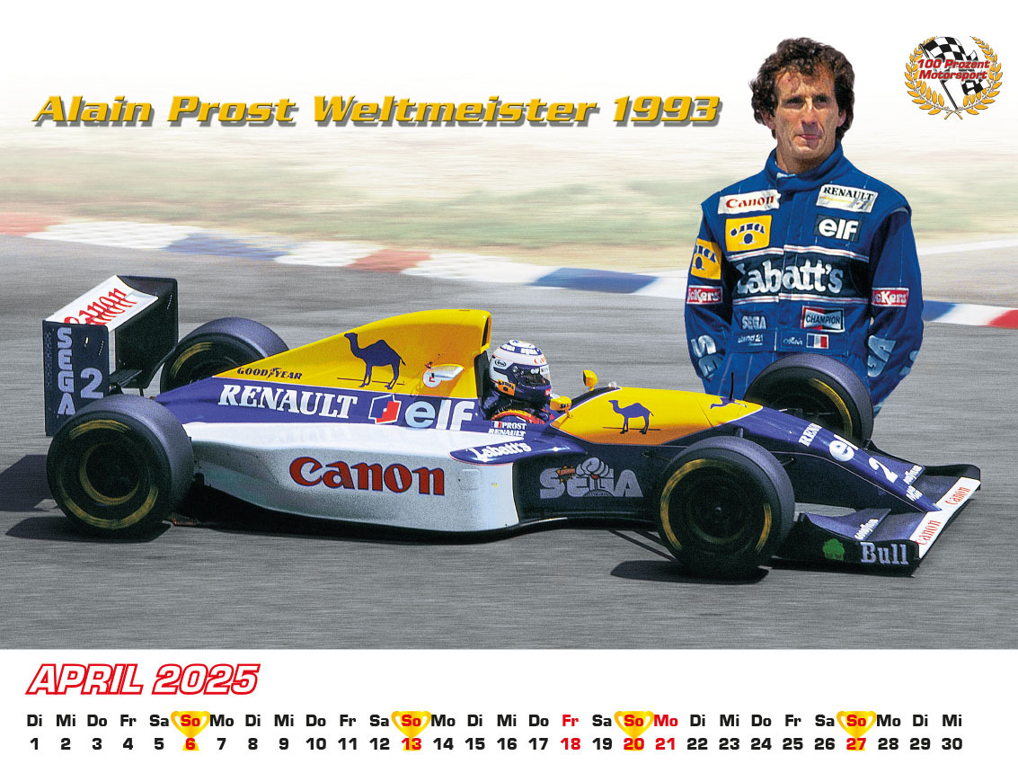 Bild: 9783948794804 | Best of F1 der 90iger Kalender 2025 | Frank Pommer | Kalender | 2025