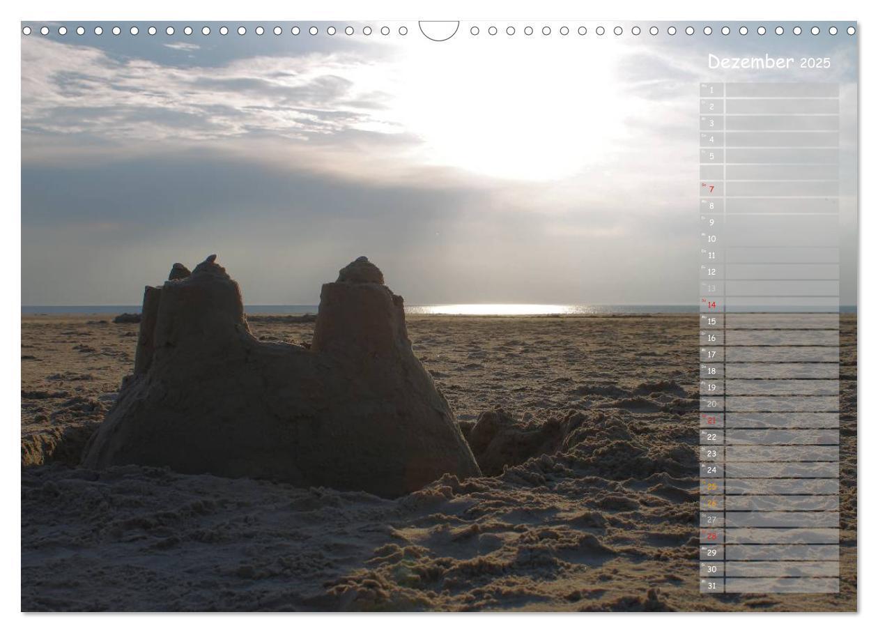 Bild: 9783435784660 | Strandspaziergang / Geburtstagskalender (Wandkalender 2025 DIN A3...