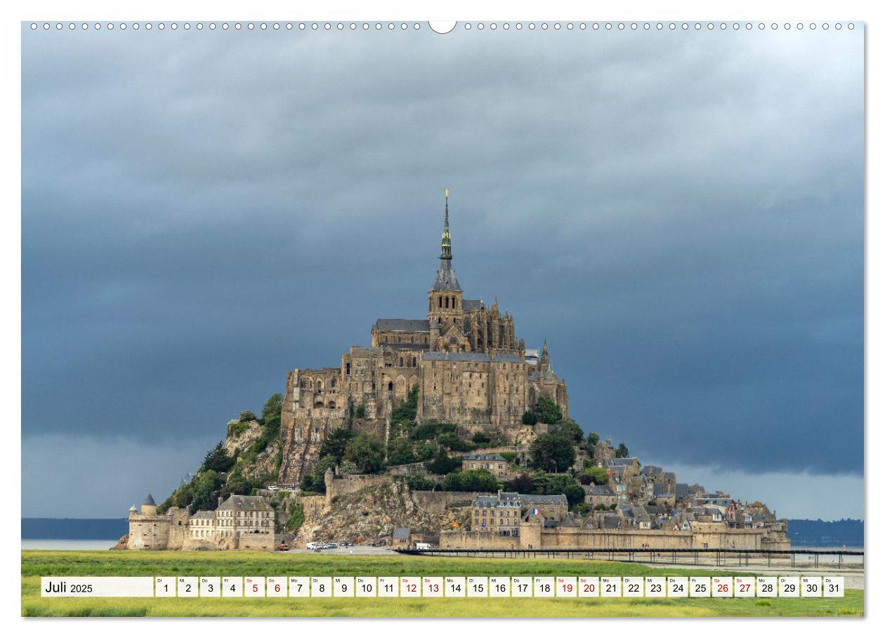 Bild: 9783383937576 | Welterbe Mont-Saint-Michel (Wandkalender 2025 DIN A2 quer),...