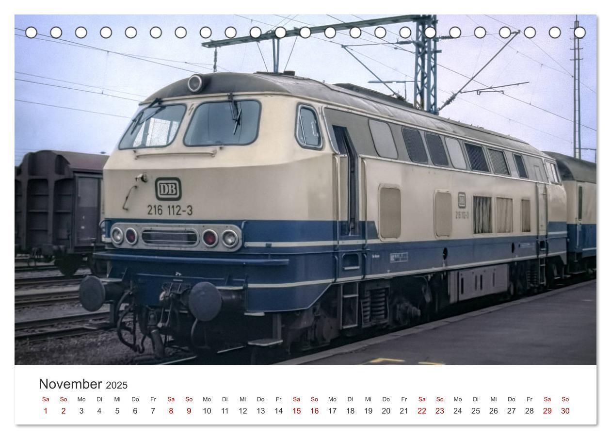 Bild: 9783435290413 | Deutsche Diesellokomotiven (Tischkalender 2025 DIN A5 quer),...