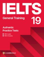 Cover: 9781009454742 | Ielts 19 General Training Student's Book with Answers with Audio...