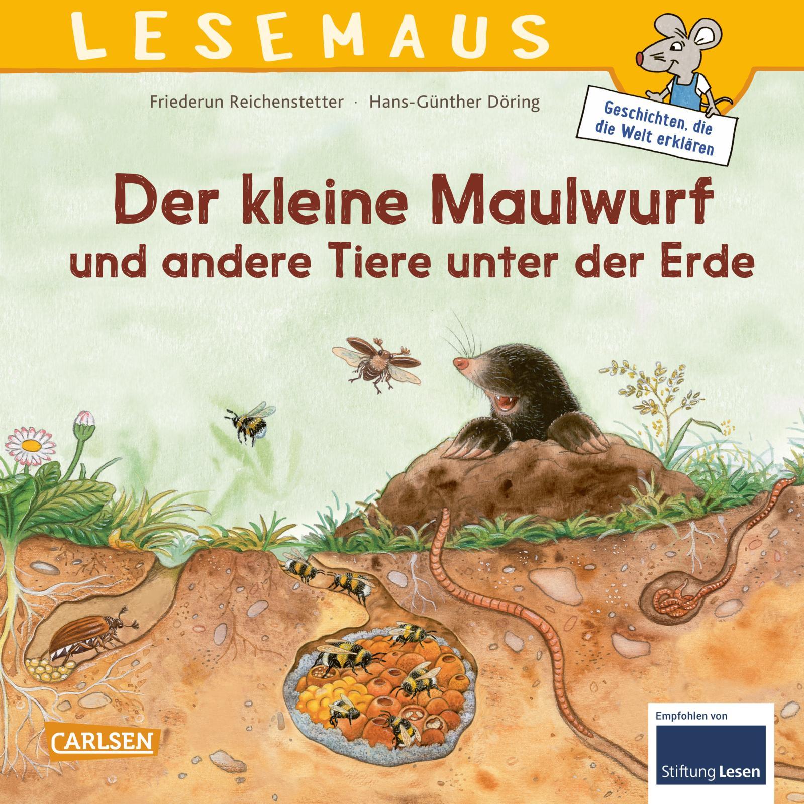 Cover: 9783551083272 | LESEMAUS 178: Der kleine Maulwurf und andere Tiere unter der Erde