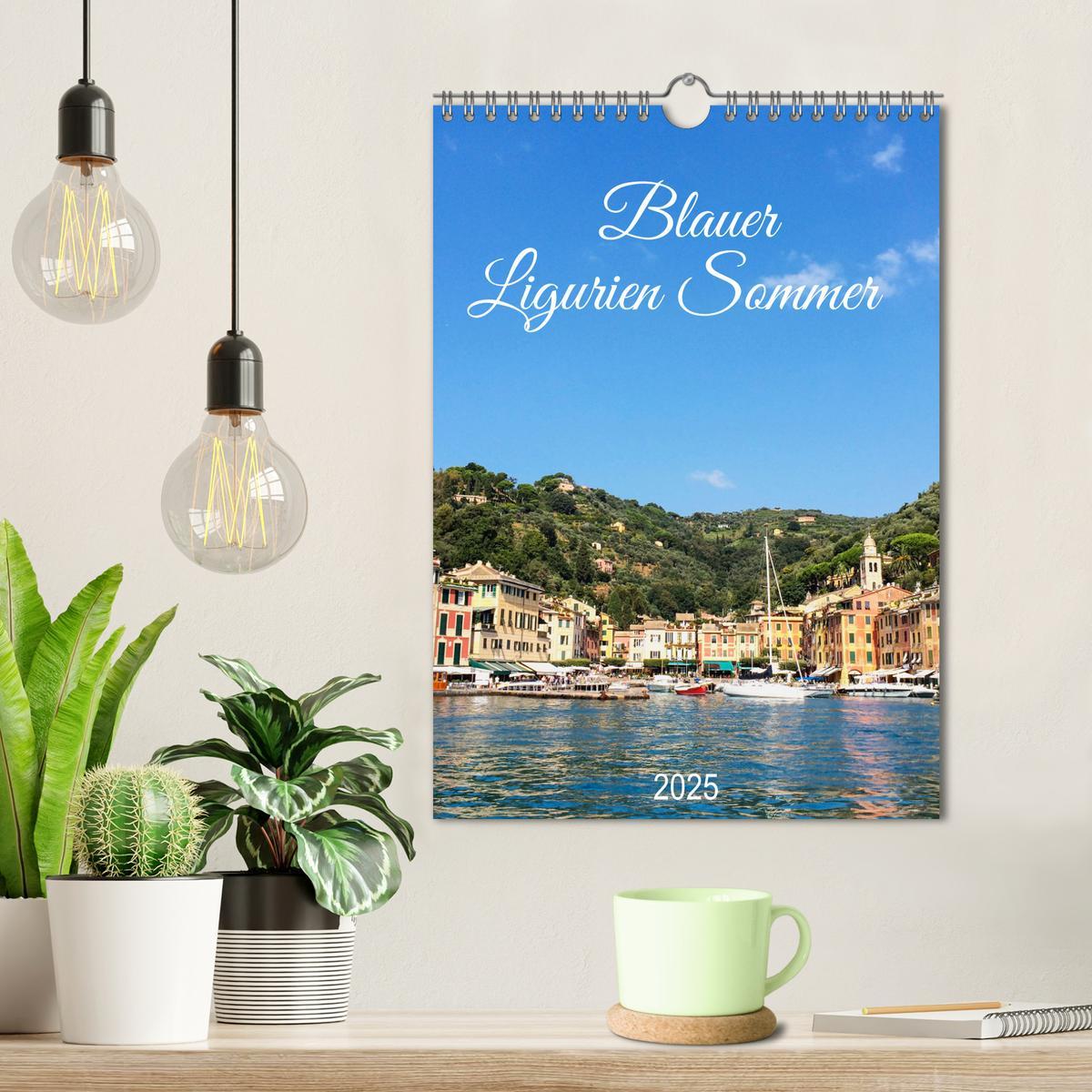 Bild: 9783435916719 | Blauer Ligurien Sommer (Wandkalender 2025 DIN A4 hoch), CALVENDO...