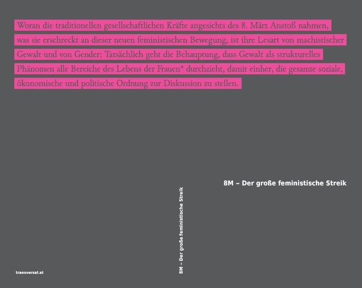 Cover: 9783903046184 | 8M - Der große feministische Streik | Konstellationen des 8. März