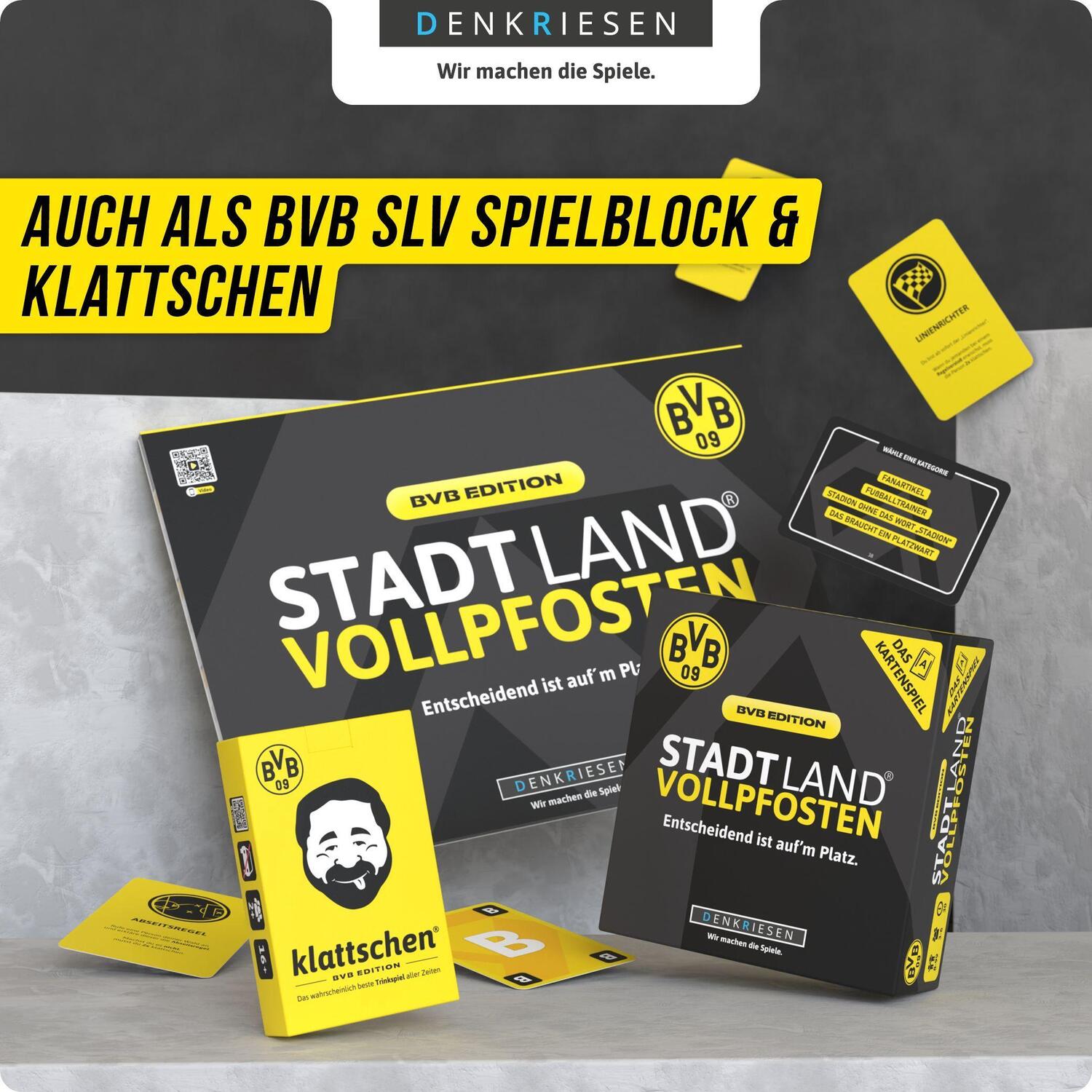 Bild: 4260528095322 | DENKRIESEN - STADT LAND VOLLPFOSTEN® - Das Kartenspiel - BVB...