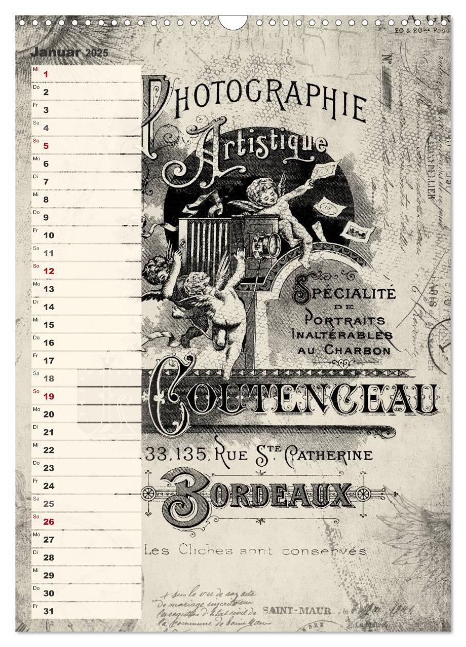 Bild: 9783457021767 | Vintage Welten (Wandkalender 2025 DIN A3 hoch), CALVENDO...