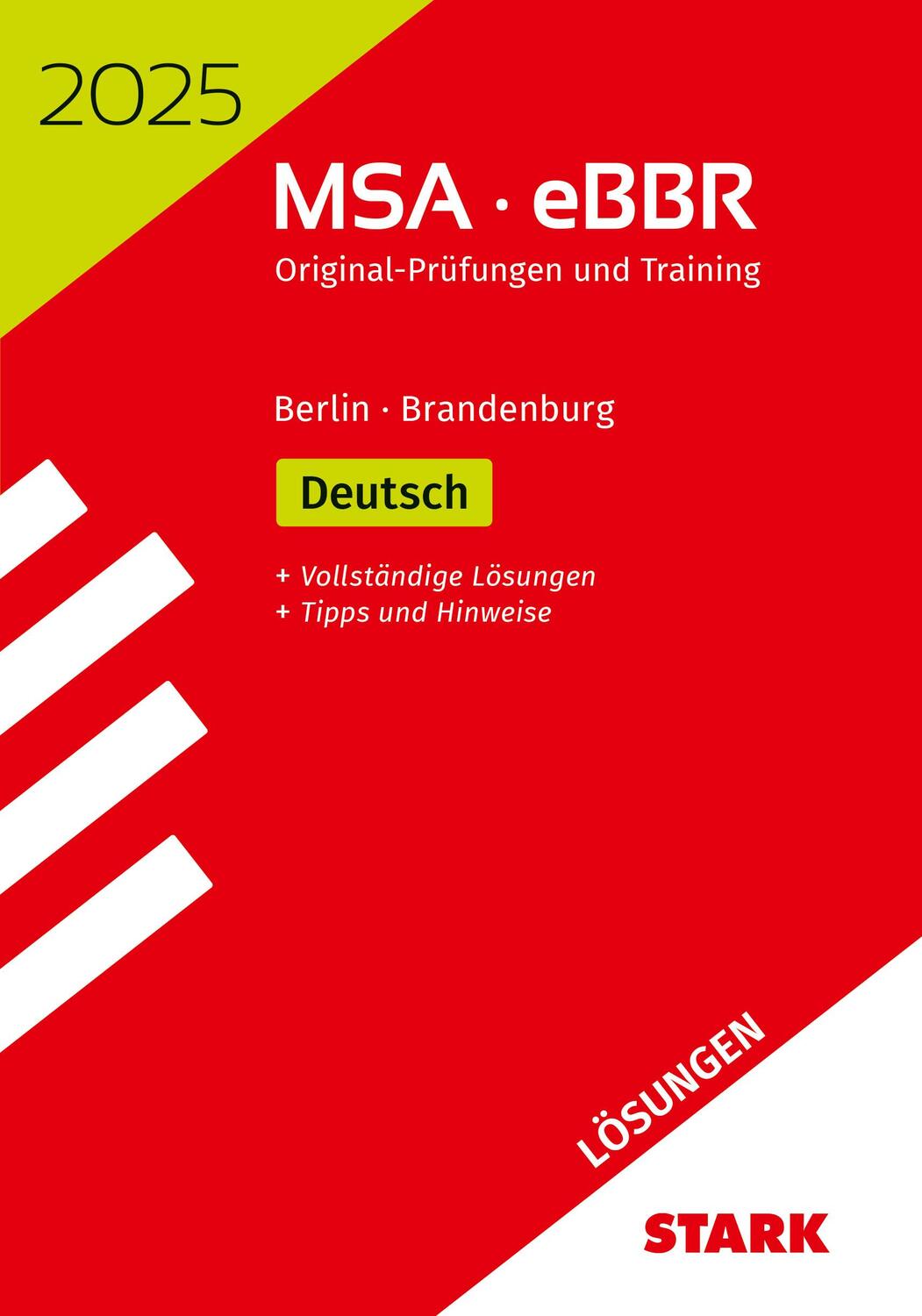 Cover: 9783849061814 | STARK Lösungen zu Original-Prüfungen und Training MSA/eBBR 2025 -...