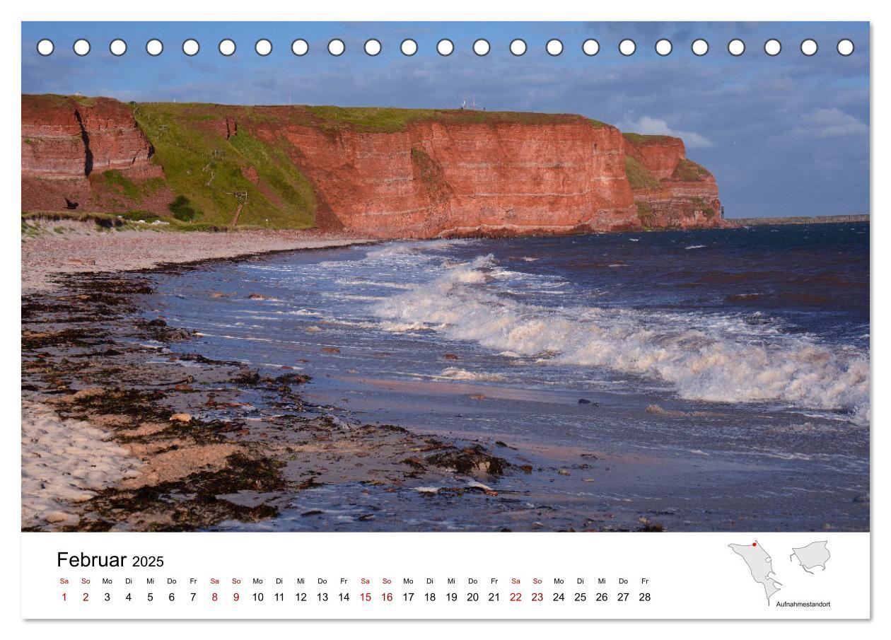 Bild: 9783435389254 | Mitreisekalender 2025 Helgoland (Tischkalender 2025 DIN A5 quer),...