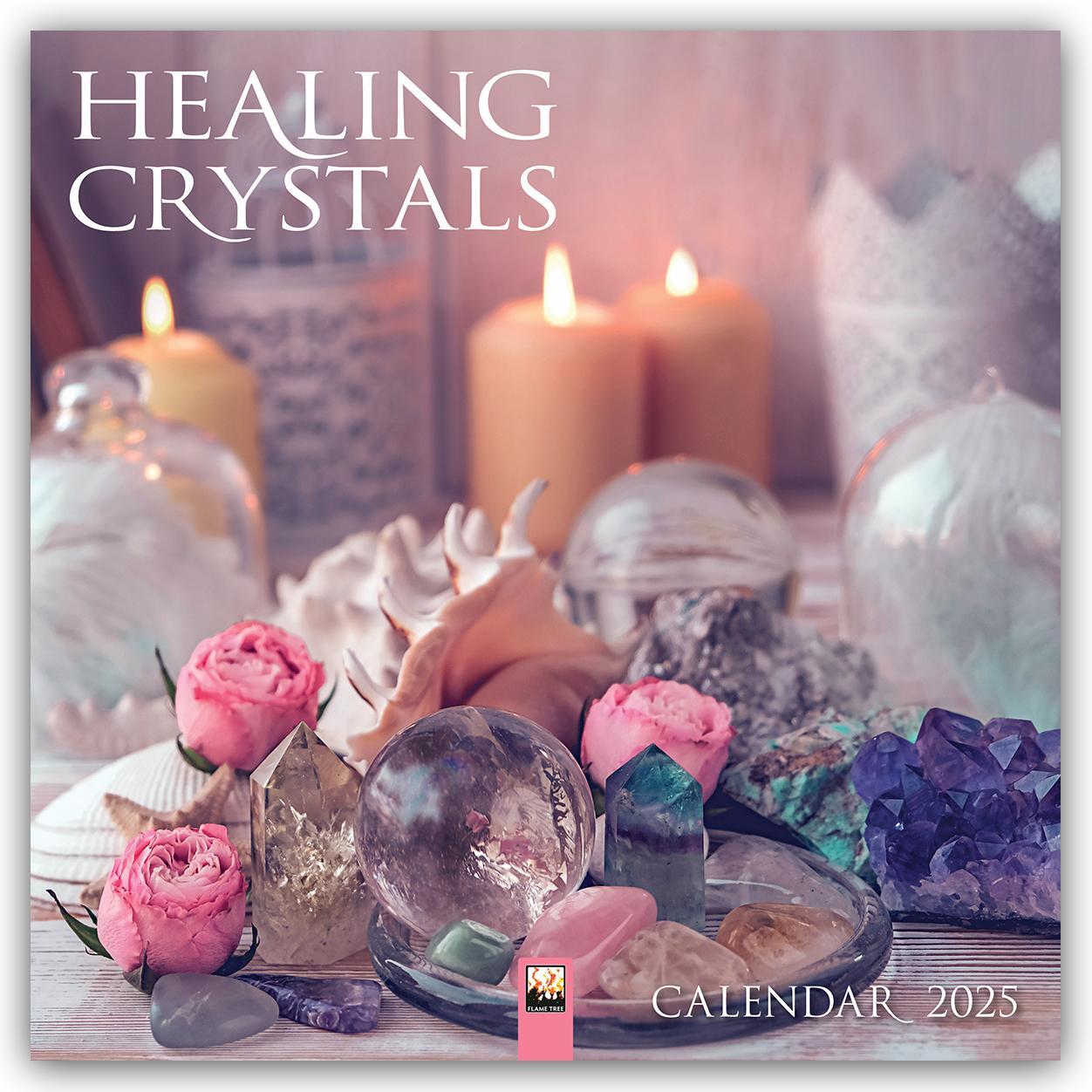 Cover: 9781835620144 | Healing Crystals - Heilsteine - Heilkristalle 2025 | Tree Flame | 2025