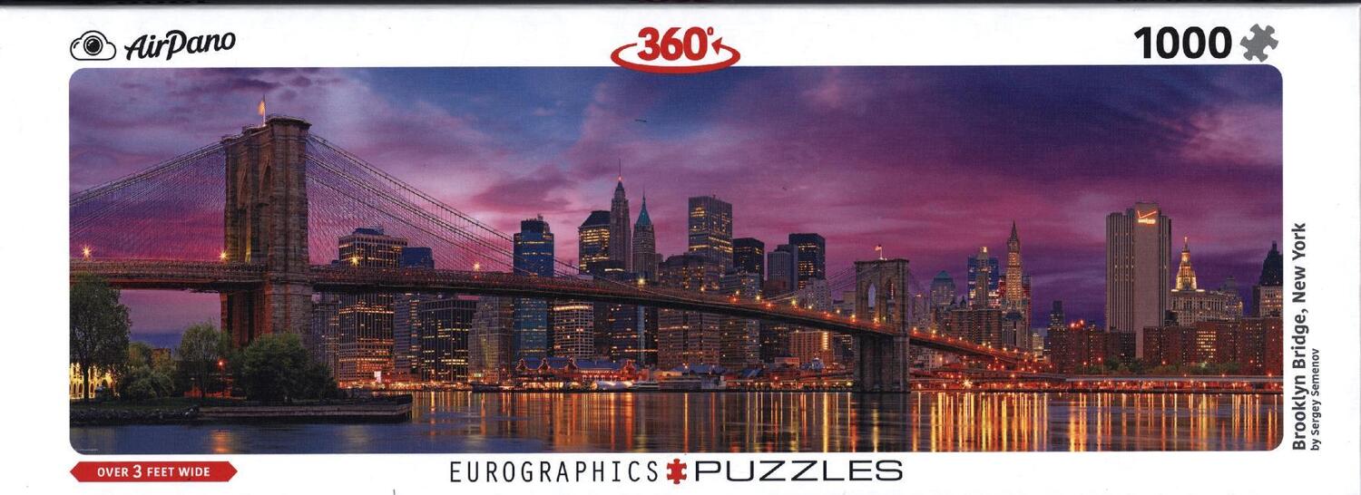 Cover: 628136653015 | Brooklyn Bridge New York (Puzzle) | Panorama-Puzzle | Spiel | 2020