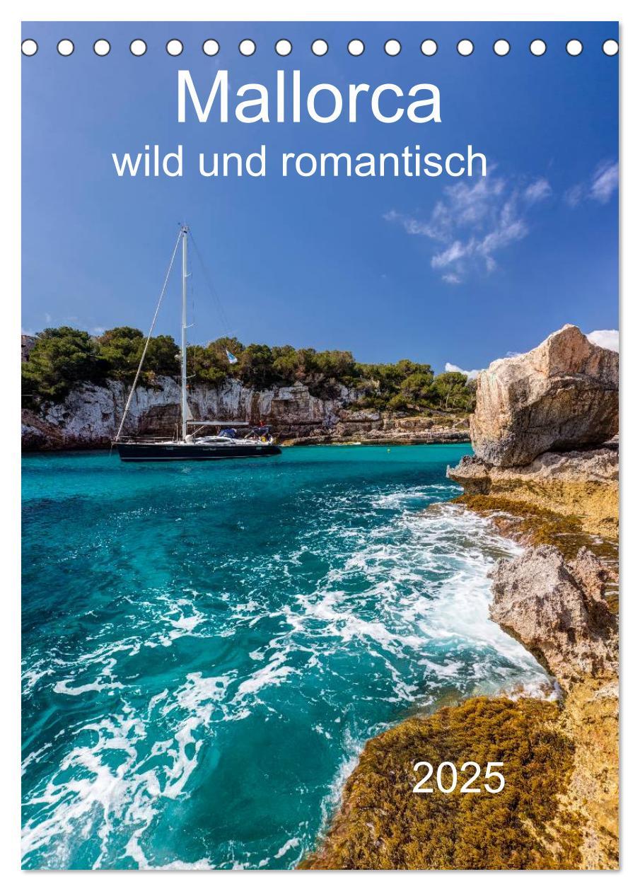 Cover: 9783457040010 | Mallorca - wild und romantisch (Tischkalender 2025 DIN A5 hoch),...