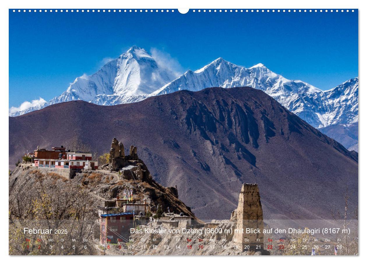 Bild: 9783435148738 | NEPAL - rund um die Annapurna (Wandkalender 2025 DIN A2 quer),...