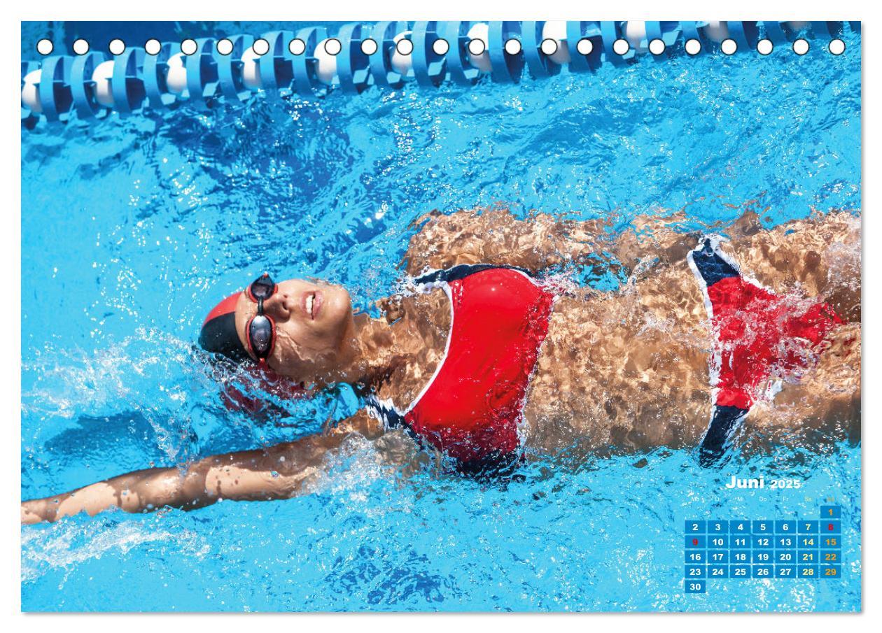 Bild: 9783383885853 | Schwimmen: Sport auf blauen Bahnen (Tischkalender 2025 DIN A5...