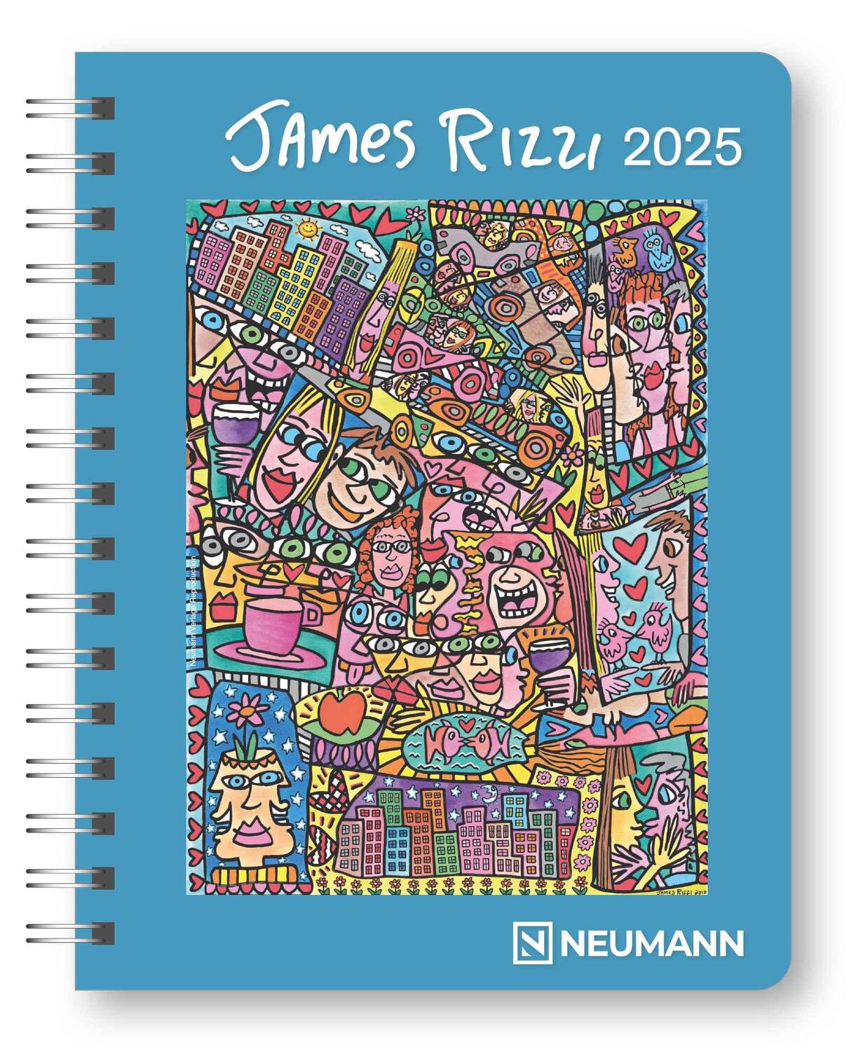 Cover: 4002725994769 | James Rizzi 2025 - Diary - Buchkalender - Taschenkalender -...