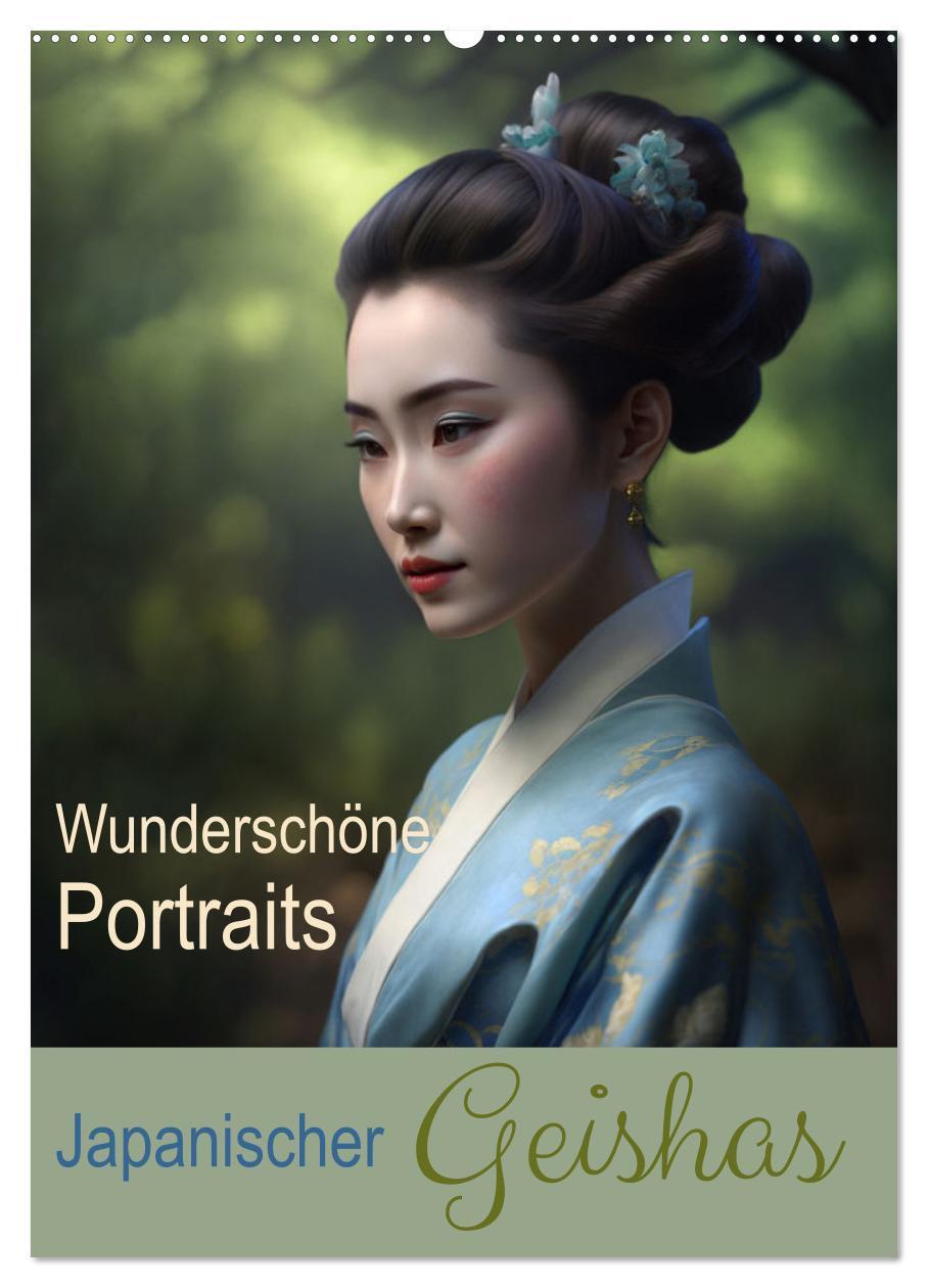 Cover: 9783435880362 | Wunderschöne Portraits Japanischer Geishas (Wandkalender 2025 DIN...