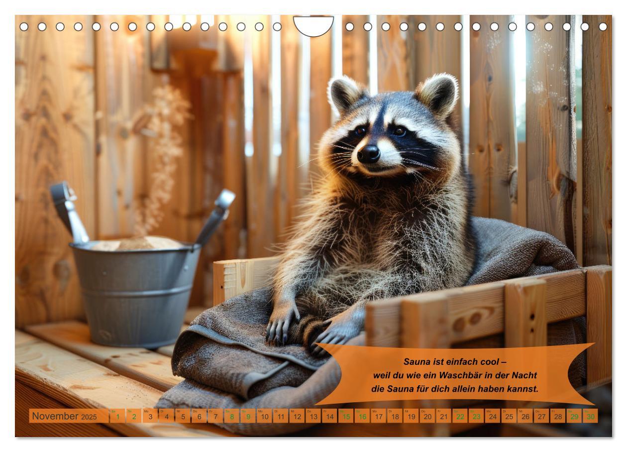 Bild: 9783457168141 | Tierisch lustige Saunafreunde (Wandkalender 2025 DIN A4 quer),...