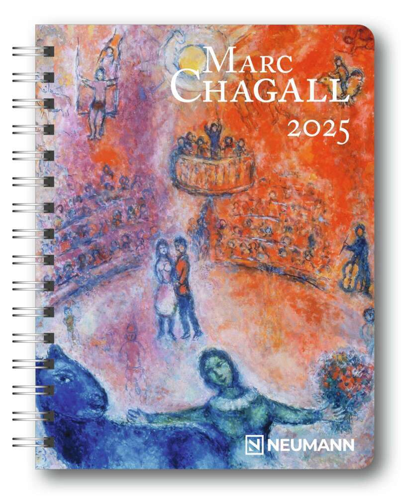 Cover: 4002725994776 | N NEUMANNVERLAGE - Marc Chagall 2025 Diary, 16,5x21,6cm,...