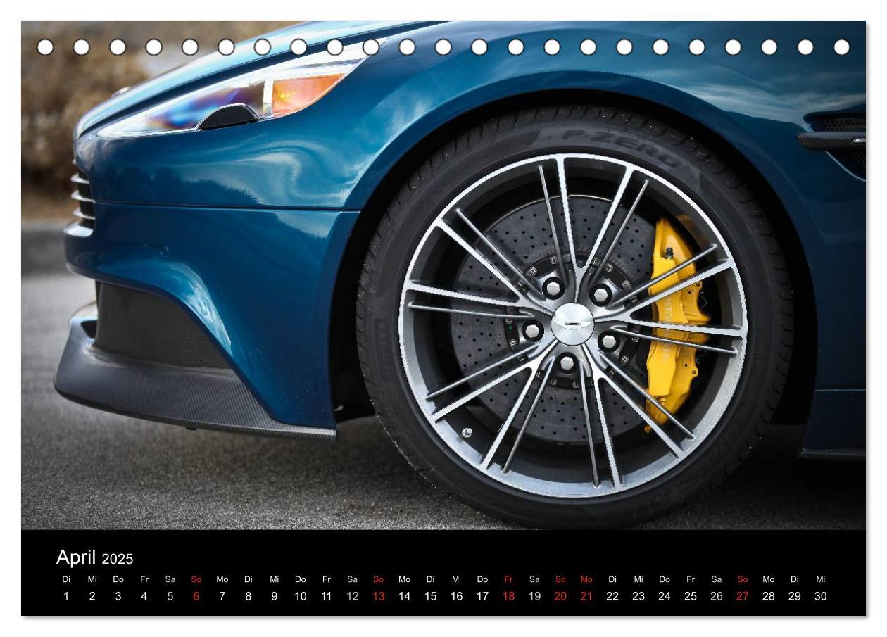 Bild: 9783435761845 | Aston Martin Vanquish Volante (Tischkalender 2025 DIN A5 quer),...