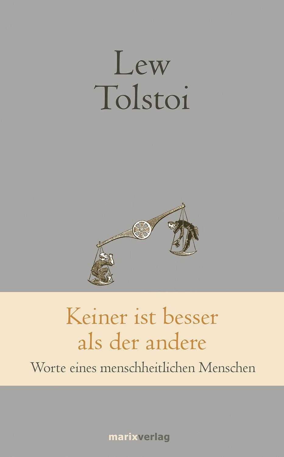 Cover: 9783737411080 | Keiner ist besser als der andere | Lew Tolstoi | Buch | 226 S. | 2019