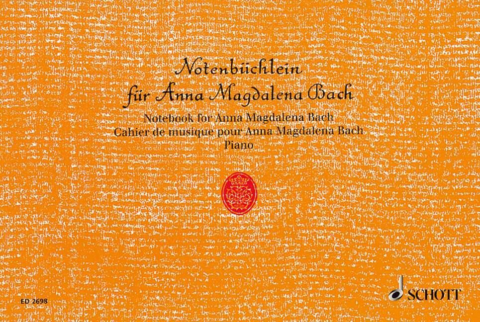 Cover: 9790001039239 | Notenbüchlein für Anna Magdalena Bach | Johann Sebastian Bach | 28 S.