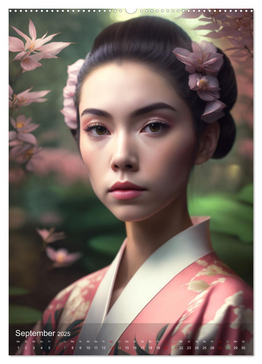 Bild: 9783435880362 | Wunderschöne Portraits Japanischer Geishas (Wandkalender 2025 DIN...