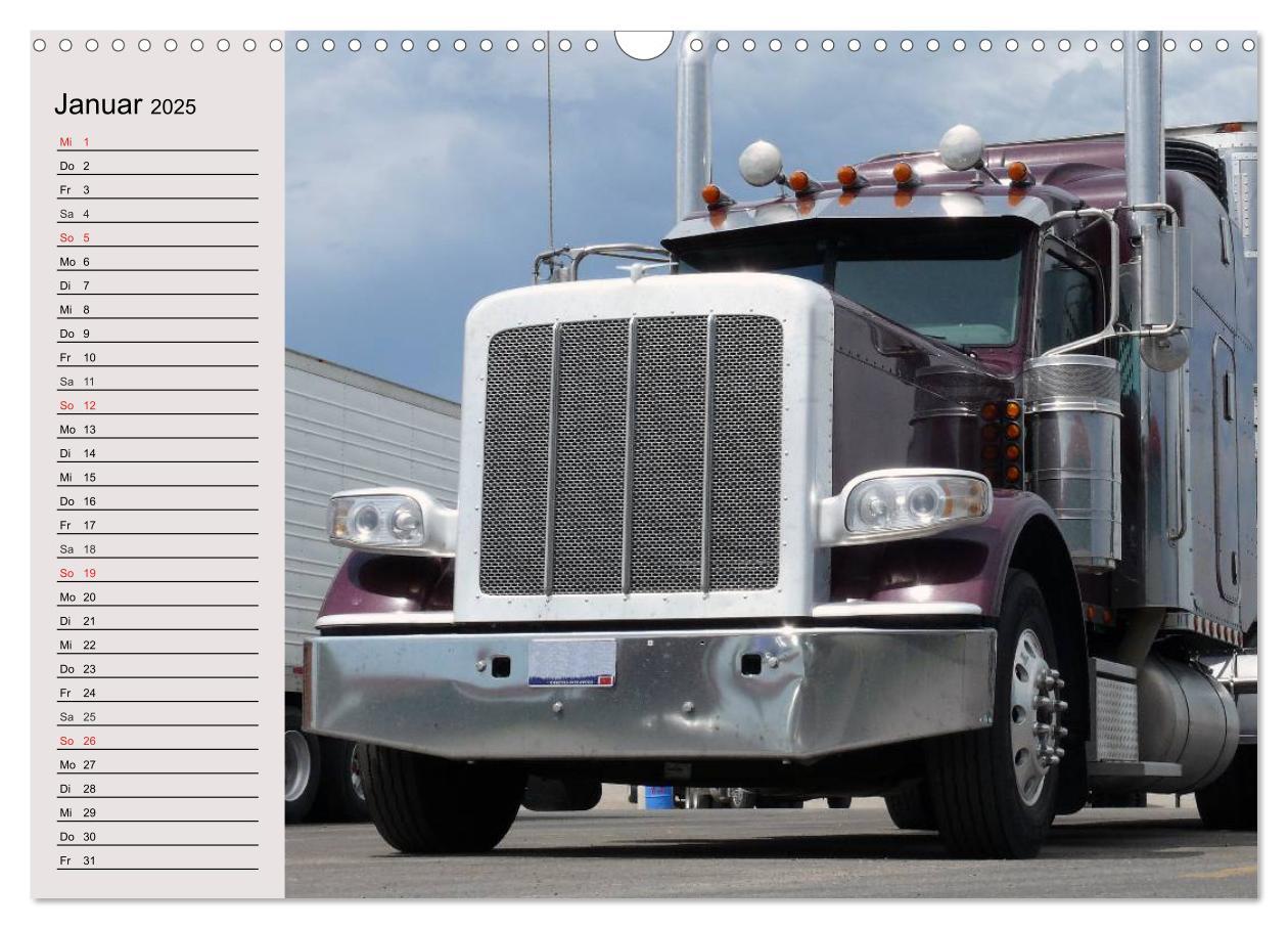 Bild: 9783435483938 | US-Trucks. Faszination Langhauber (Wandkalender 2025 DIN A3 quer),...