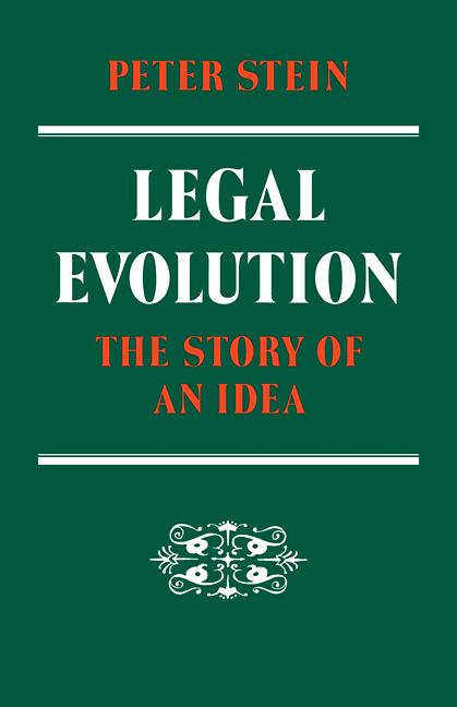 Cover: 9780521108003 | Legal Evolution | The Story of an Idea | Peter Stein | Taschenbuch