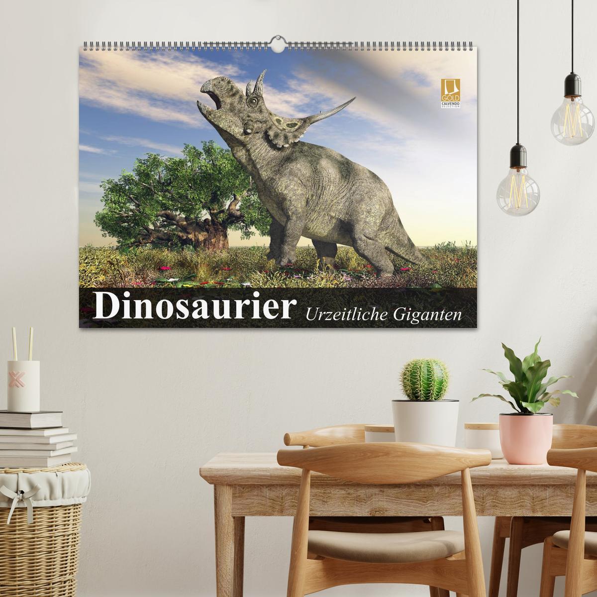 Bild: 9783435567454 | Dinosaurier. Urzeitliche Giganten (Wandkalender 2025 DIN A2 quer),...