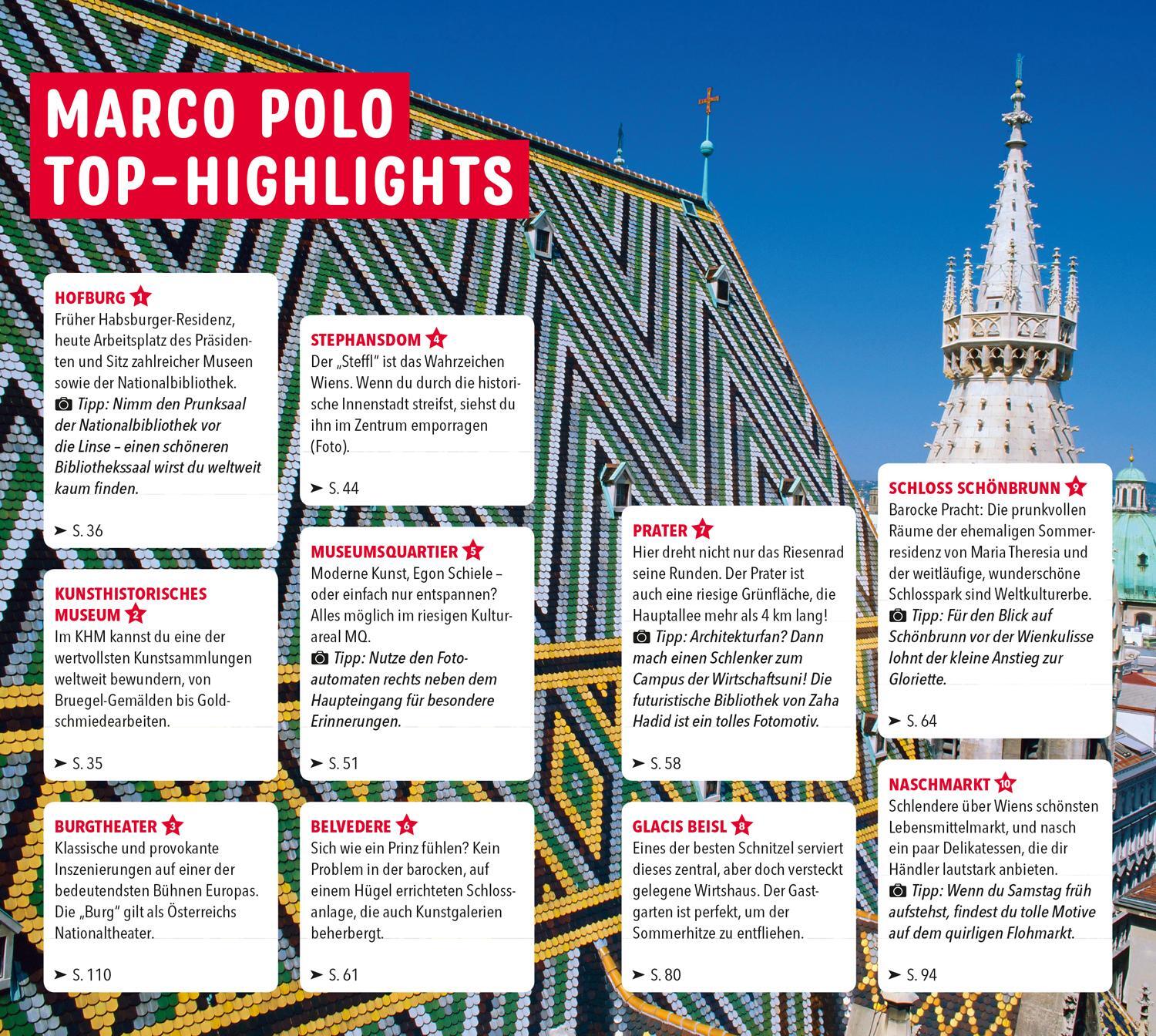 Bild: 9783829719438 | MARCO POLO Reiseführer Wien | Benjamin Breitegger (u. a.) | Buch