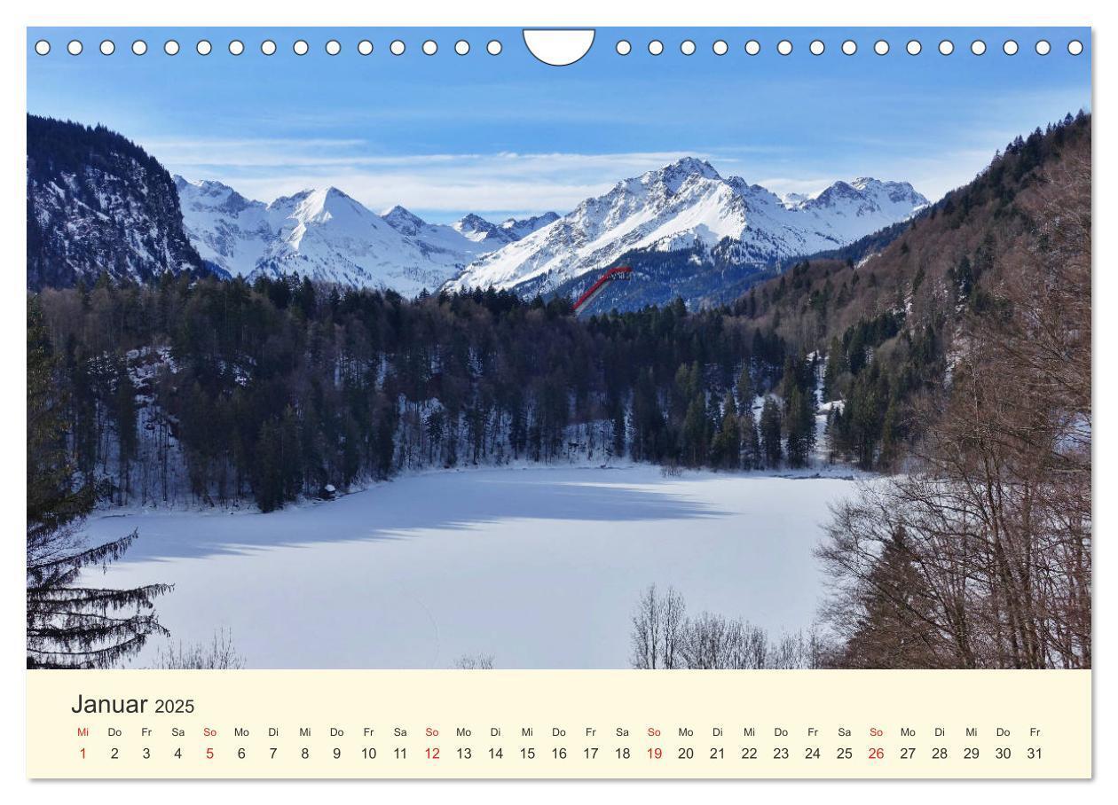 Bild: 9783435192496 | Wanderglück im Allgäu (Wandkalender 2025 DIN A4 quer), CALVENDO...