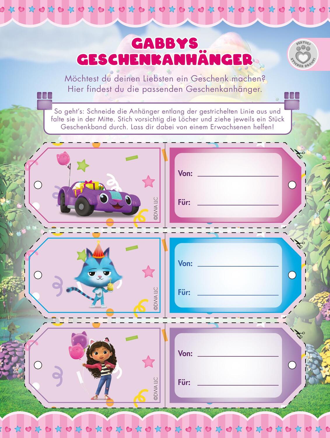 Bild: 9783833245398 | Gabby's Dollhouse: 1001 Sticker: Stickern - Rätseln - Ausmalen | Buch