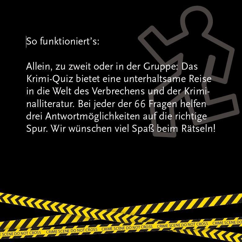 Bild: 4250364119412 | Krimi-Quiz (Neuauflage) | Box mit 66 Spielkarten und Anleitung | Spiel