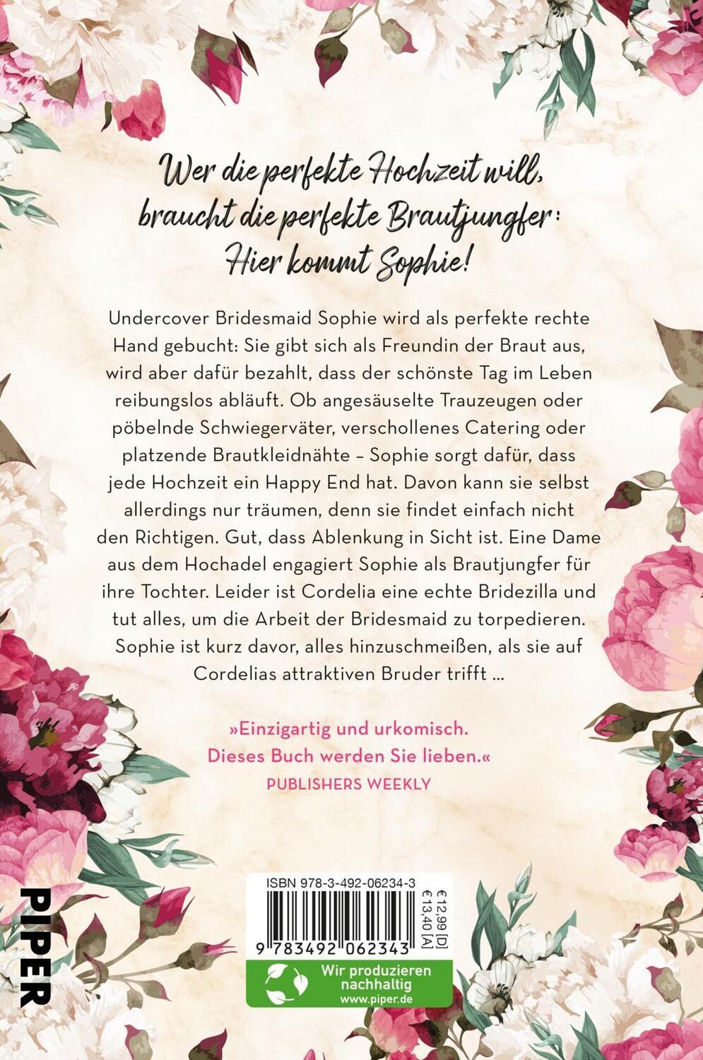 Rückseite: 9783492062343 | Undercover Bridesmaid - Das perfekte Durcheinander | Katy Birchall