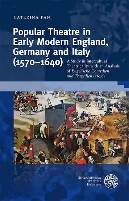 Cover: 9783825349493 | Popular Theatre in Early Modern England, Germany and Italy (1570-1640)