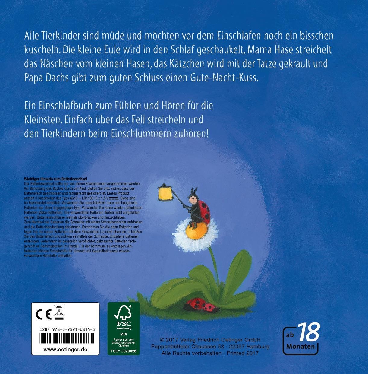 Rückseite: 9783789108143 | Kraule mich, dann schlafe ich! | Stefanie Vogt | Buch | 12 S. | 2017