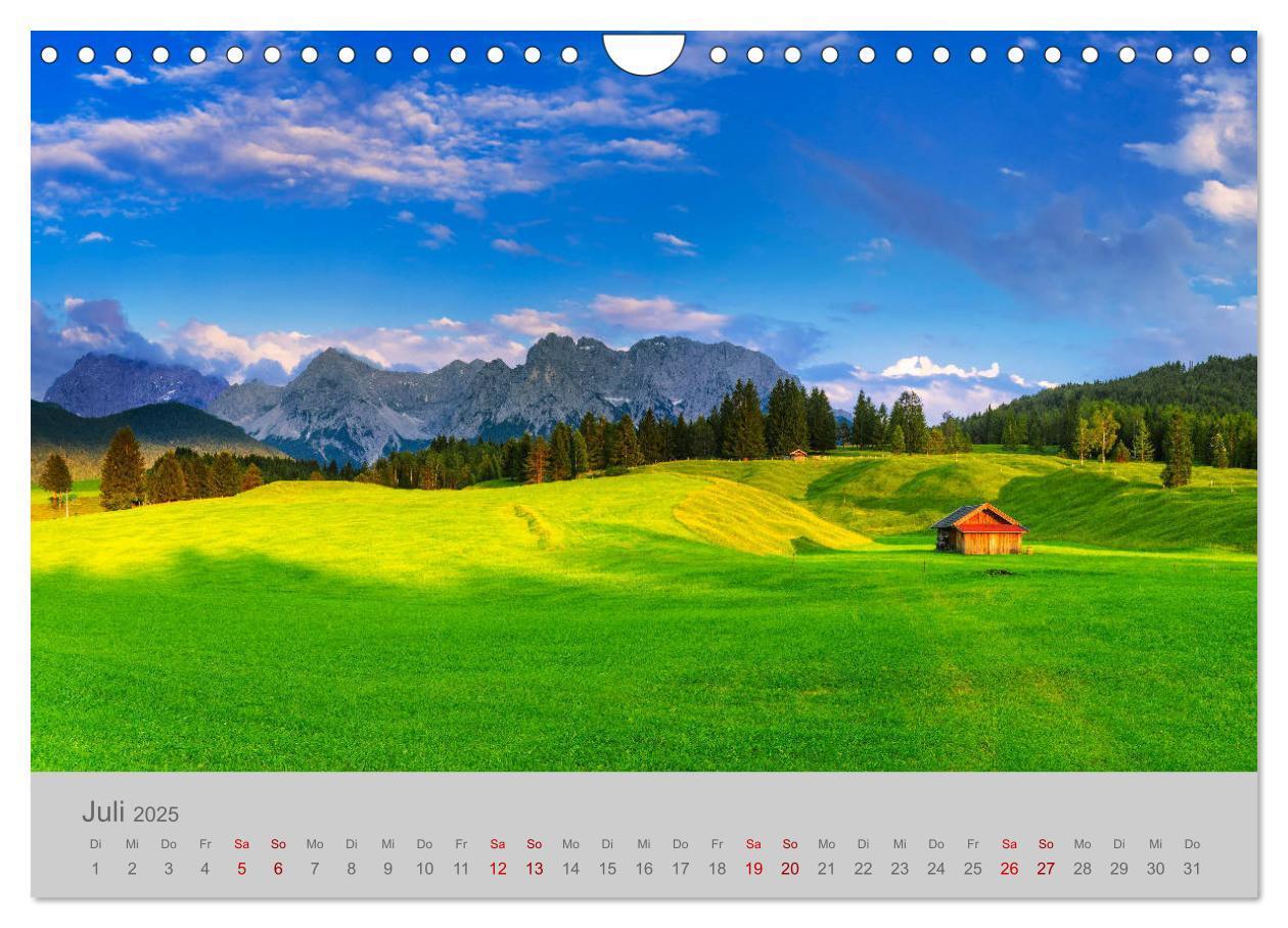 Bild: 9783435191703 | Garmisch-Partenkirchen Werdenfelser Land (Wandkalender 2025 DIN A4...