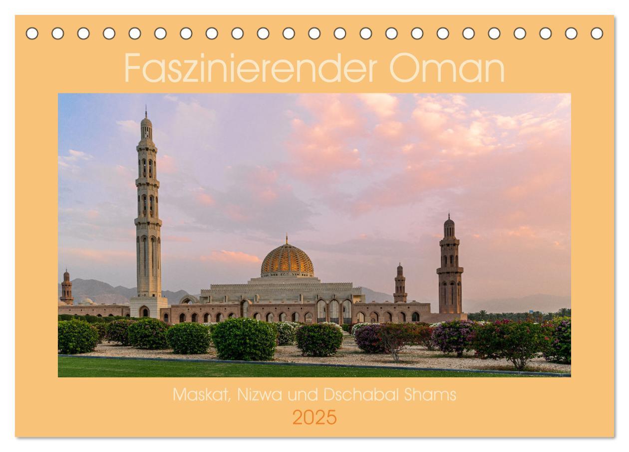 Cover: 9783435057740 | Faszinierender Oman (Tischkalender 2025 DIN A5 quer), CALVENDO...