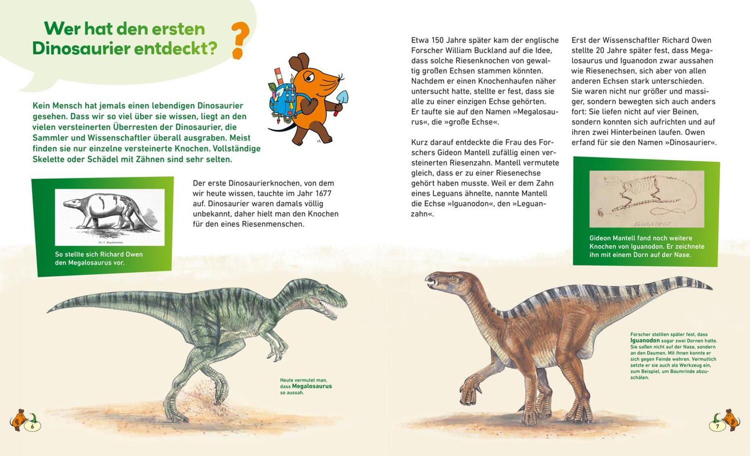 Bild: 9783551253422 | Frag doch mal ... die Maus: Dinosaurier | Heike Tober | Buch | 56 S.