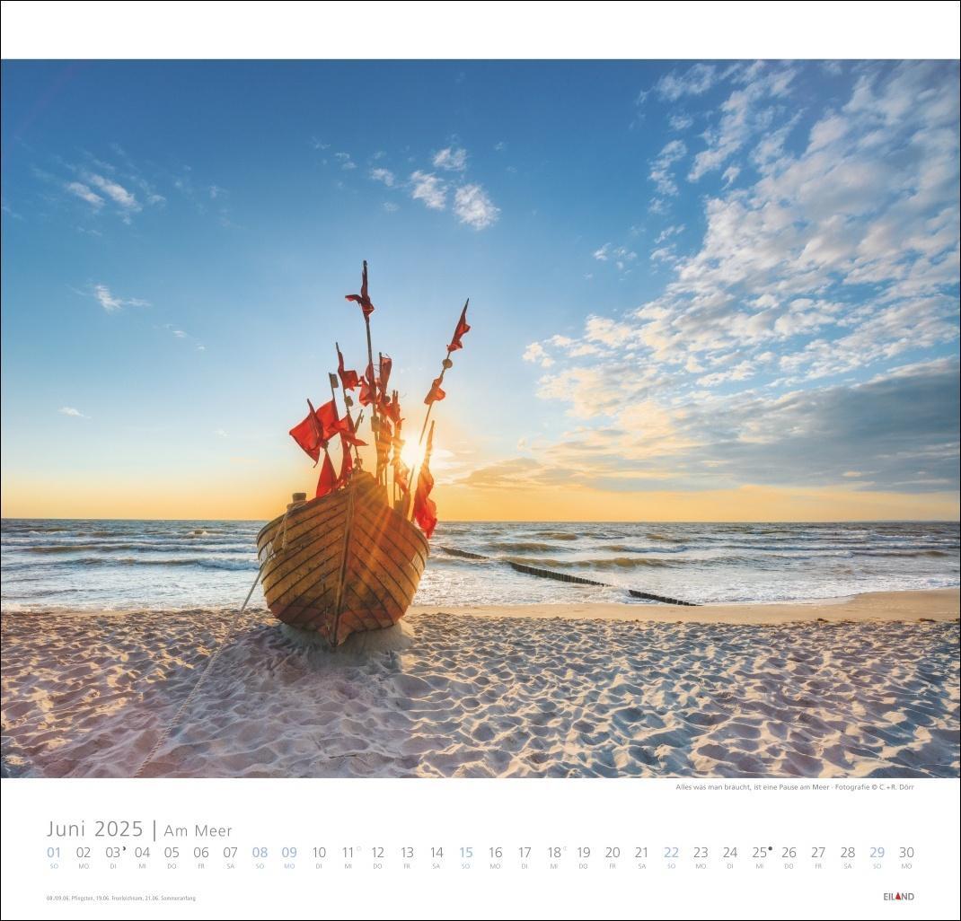 Bild: 9783964023094 | Am Meer Edition Kalender 2025 - Sand, Wind und Wellen | Hans Jessel