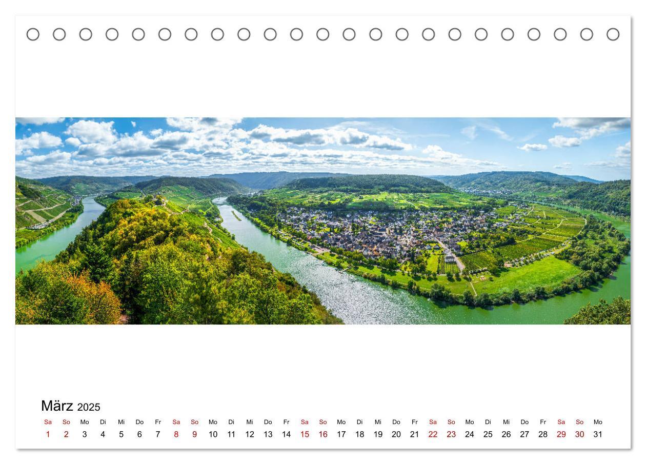 Bild: 9783435184774 | Mosel im Panorama (Tischkalender 2025 DIN A5 quer), CALVENDO...